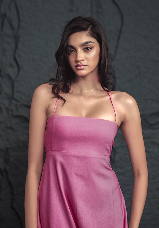 LAUREN PINK MAXI DRESS